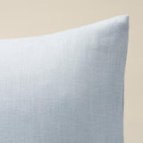 Schumacher Ciel 22" x 22" Lange Glazed Linen Pillow