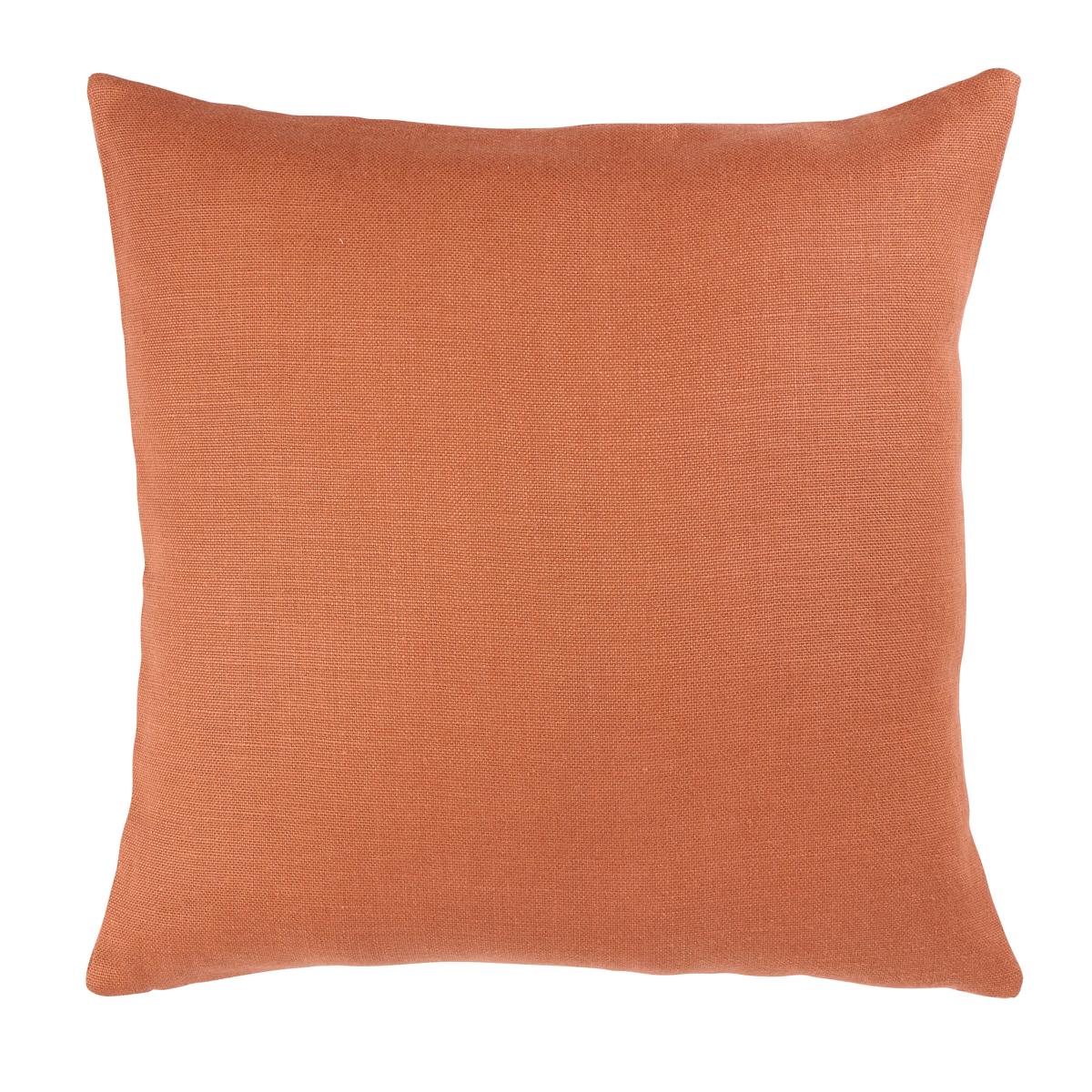 Schumacher Piet Performance Linen Ginger 22" x 22" Pillow