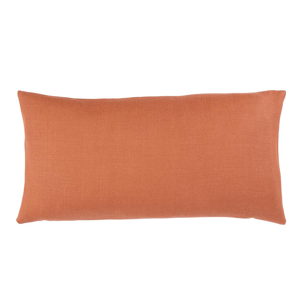 Schumacher Piet Performance Linen Ginger 24" x 12" Pillow
