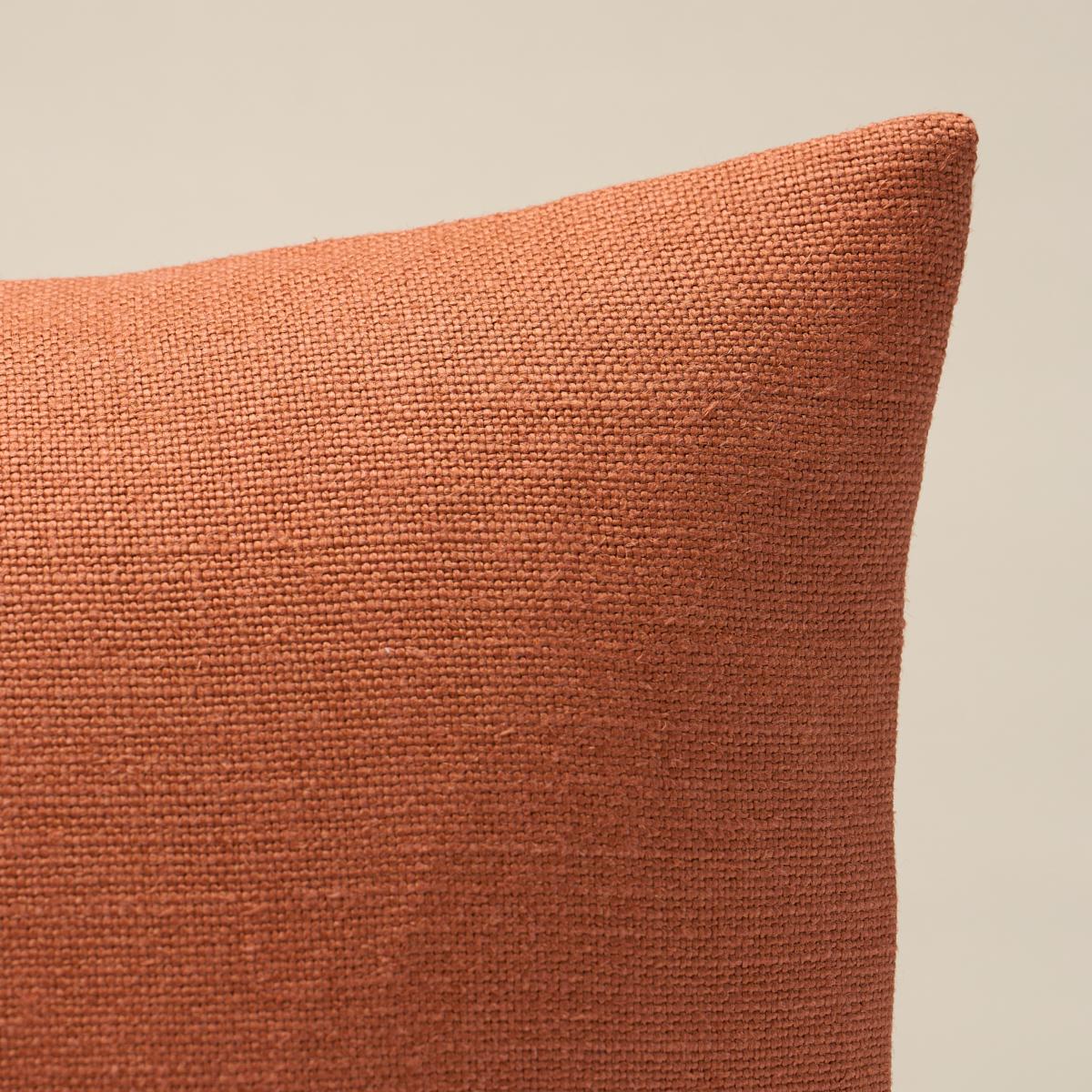 Schumacher Piet Performance Linen Ginger 24" x 12" Pillow
