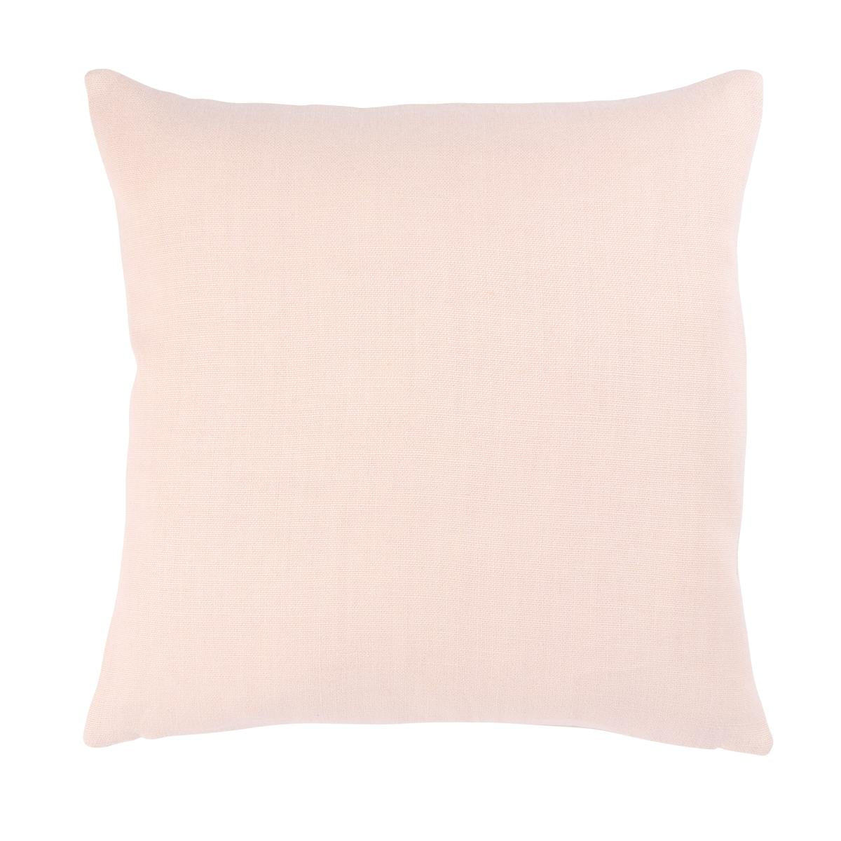 Schumacher Piet Performance Linen Rose Quartz 20" x 20" Pillow