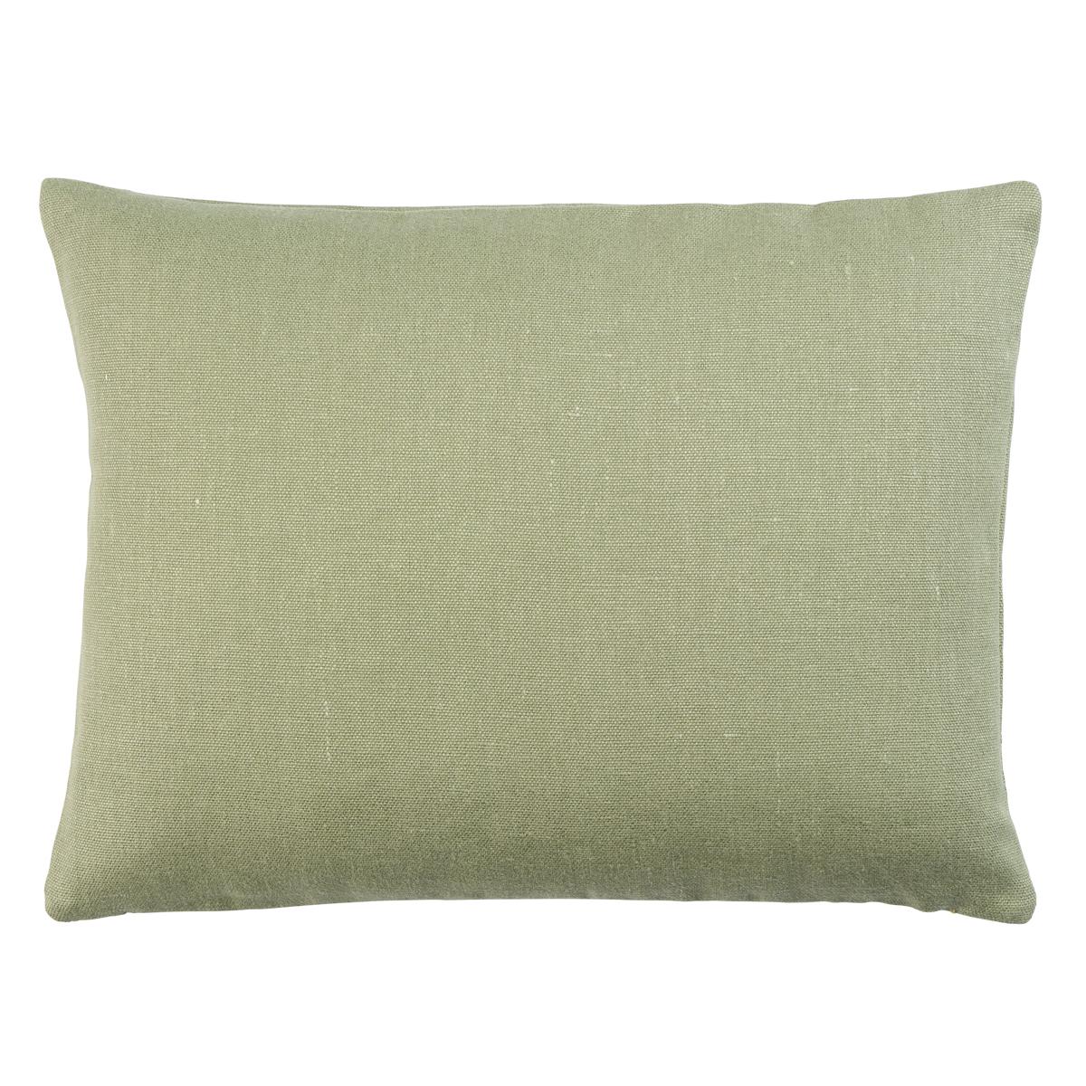 Schumacher Sage 16" x 12" Jumi Stonewashed Linen Pillow
