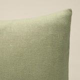 Schumacher Sage 16" x 12" Jumi Stonewashed Linen Pillow