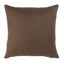 Schumacher Chocolate 18" x 18" Franc Linen Pillow
