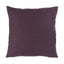 Schumacher Aubergine 20" x 20" Jumi Stonewashed Linen Pillow