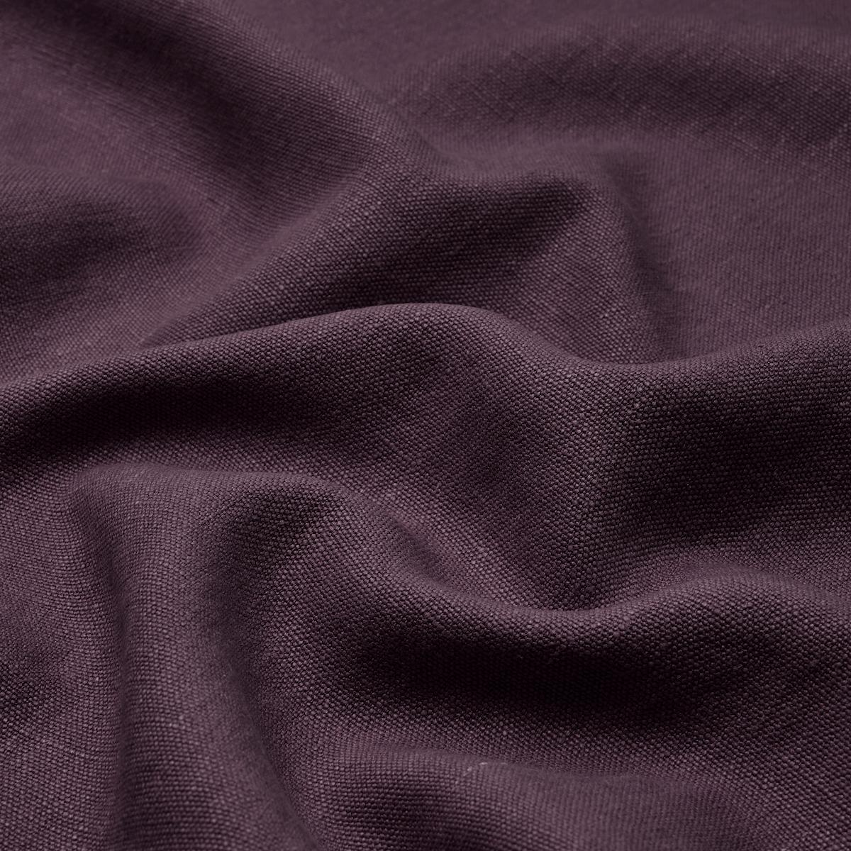 Schumacher Aubergine 20" x 20" Jumi Stonewashed Linen Pillow