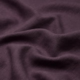 Schumacher Aubergine 20" x 20" Jumi Stonewashed Linen Pillow