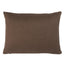 Schumacher Chocolate 16" x 12" Franc Linen Pillow