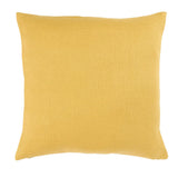 Schumacher Ochre 20" x 20" Franc Linen Pillow