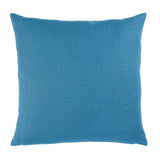 Schumacher Peacock 22" x 22" Leo Glazed Linen Pillow