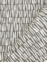 York Thatched Black Wallpaper