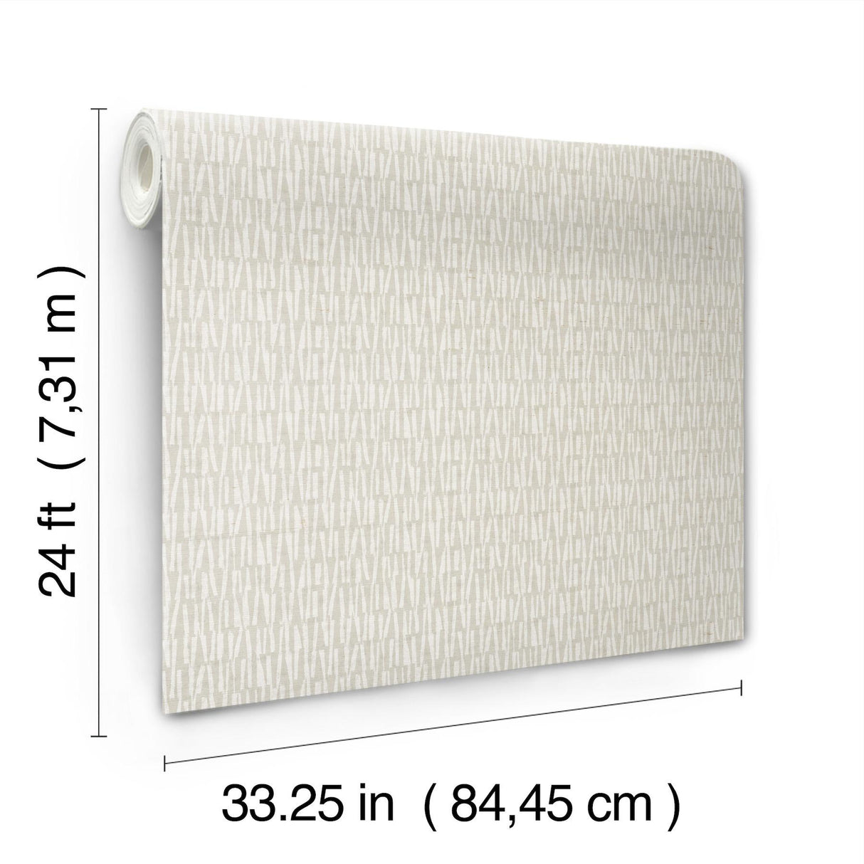 York Thatched Grey Wallpaper