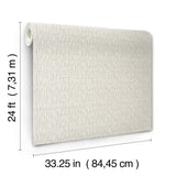 York Thatched Grey Wallpaper