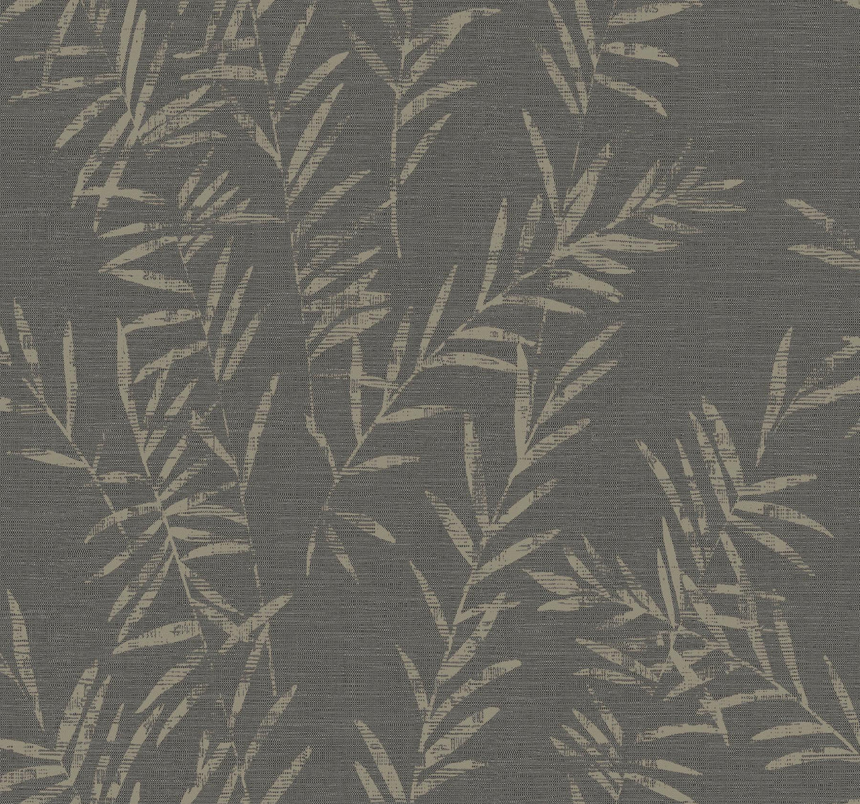 York Allerton Bamboo Black Wallpaper