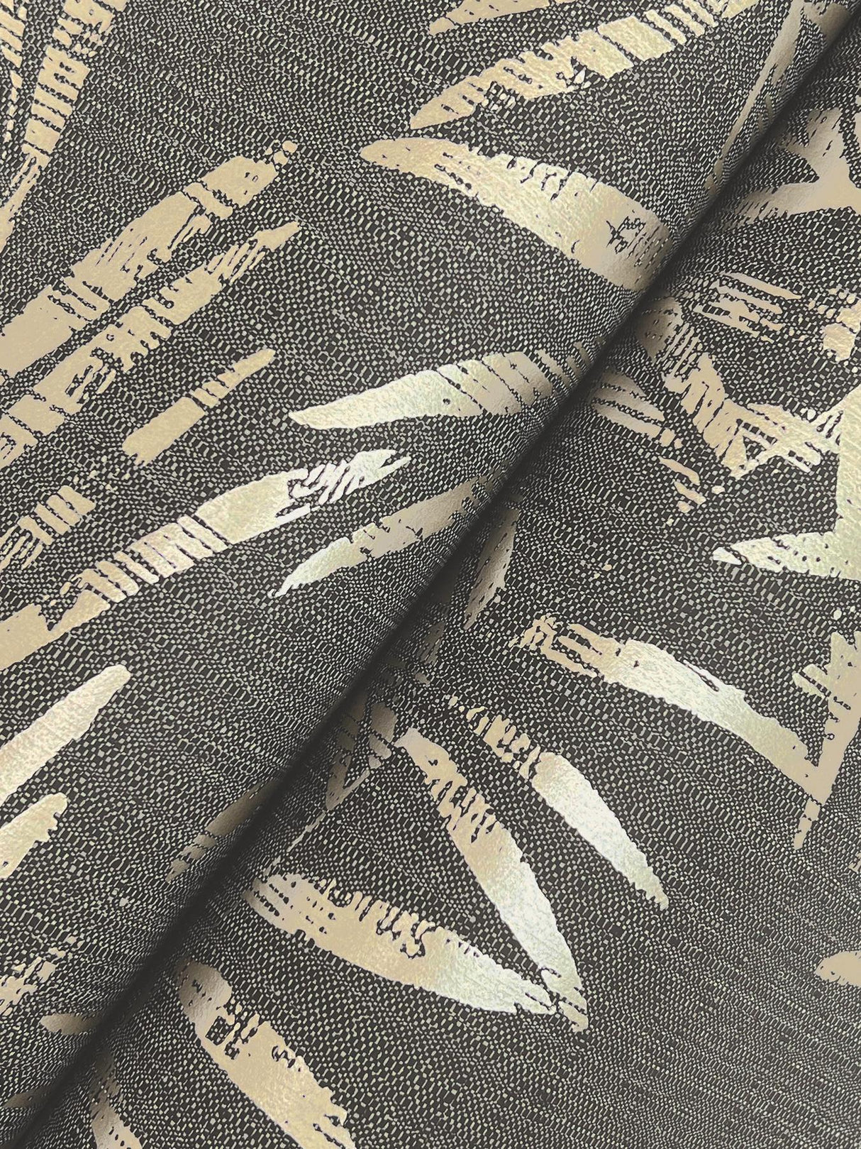 York Allerton Bamboo Black Wallpaper