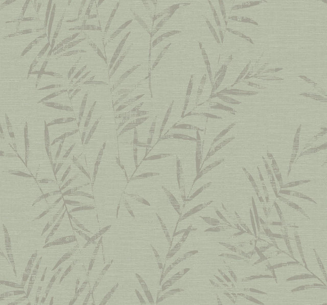 York Allerton Bamboo Green Wallpaper