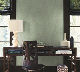 York Allerton Bamboo Green Wallpaper