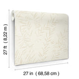 York Allerton Bamboo White Wallpaper