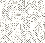 York Sirih White Wallpaper