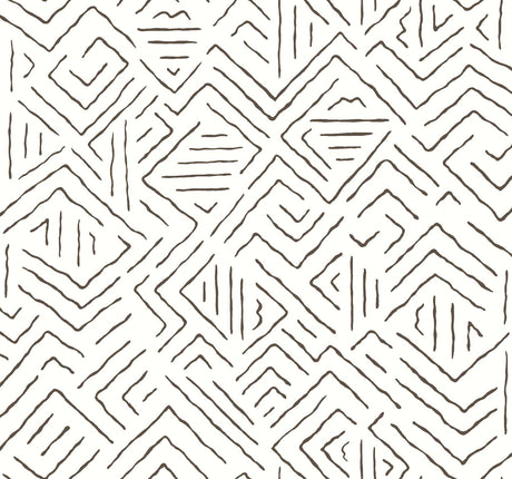 York Sirih White Wallpaper