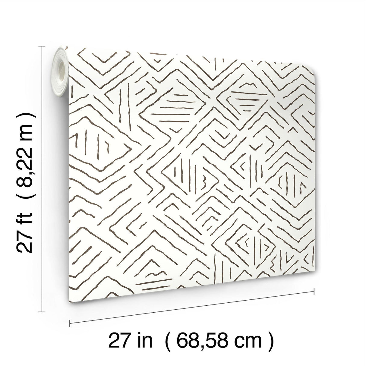 York Sirih White Wallpaper