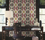York Patan Red Wallpaper