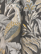 York Heronwood Black Wallpaper