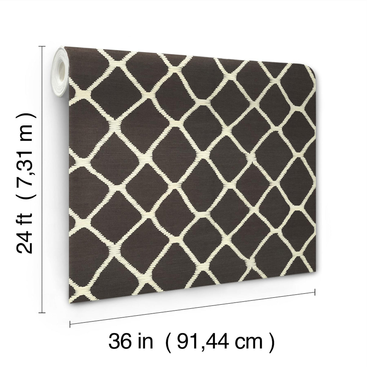 York Tonga Black Wallpaper