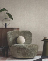 York Gilded Plume Beige Wallpaper