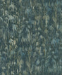 York Gilded Plume Blue Wallpaper
