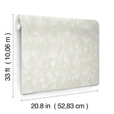 York Gilded Plume White Wallpaper