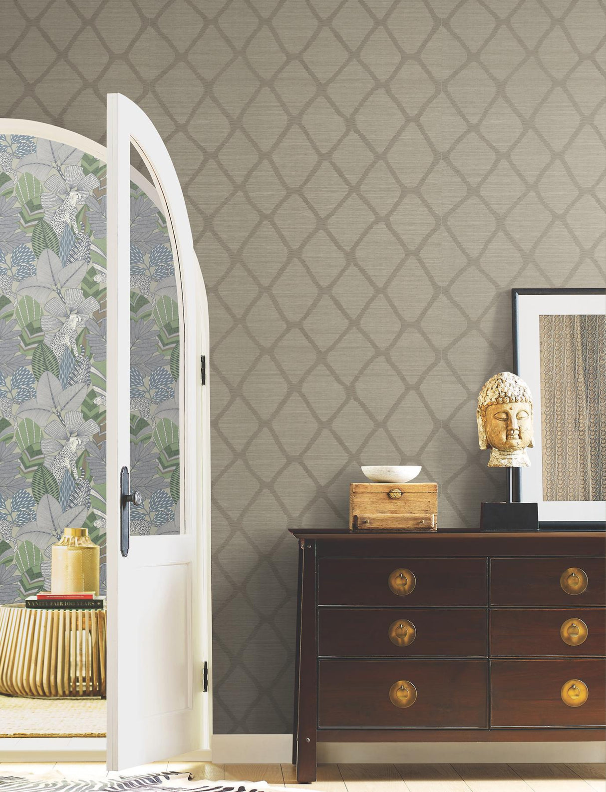 York Tonga Beige Wallpaper