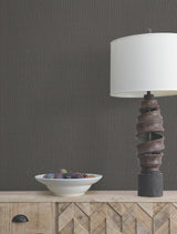 York Tectonic Texture Black Wallpaper
