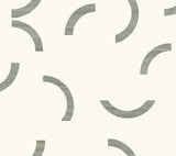 York Lunula Green Wallpaper