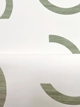 York Lunula Green Wallpaper