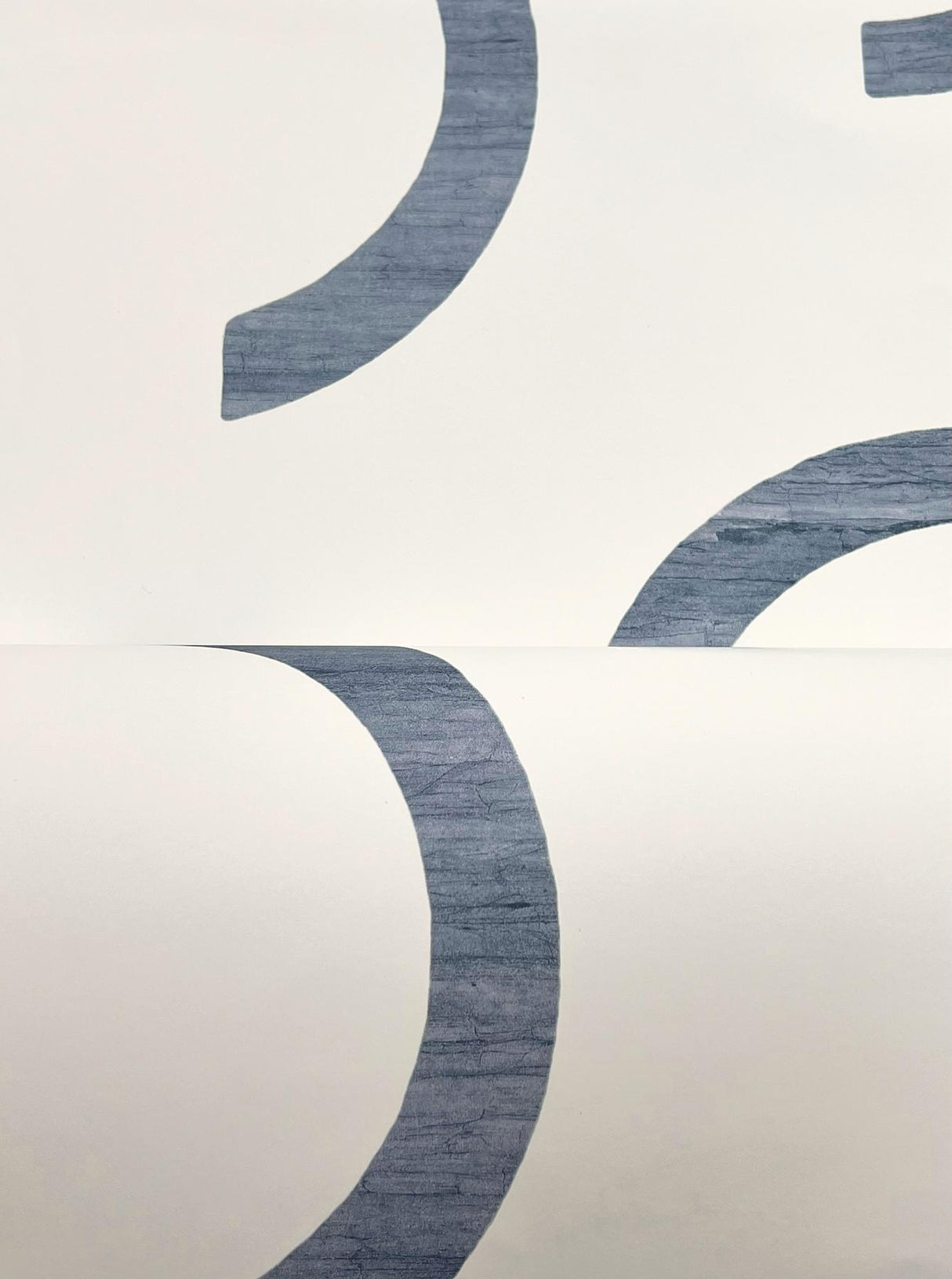 York Lunula Blue Wallpaper