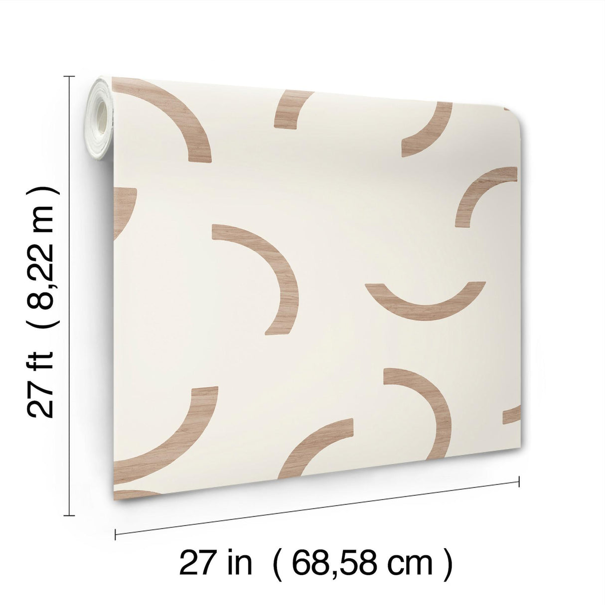 York Lunula Red Wallpaper