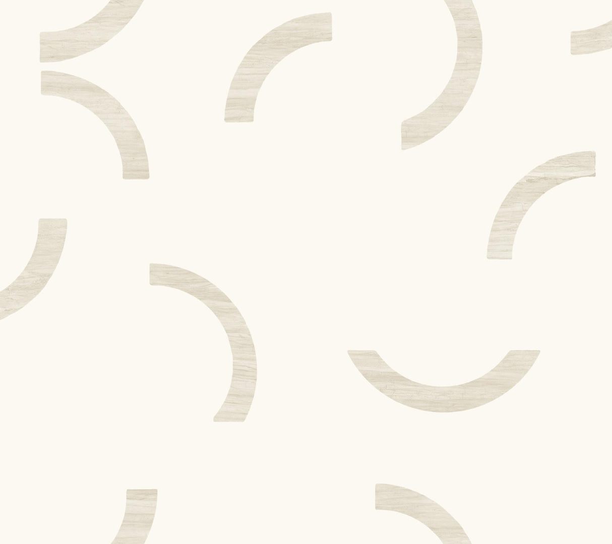 York Lunula White Wallpaper