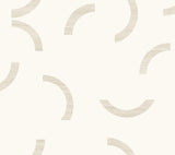 York Lunula White Wallpaper