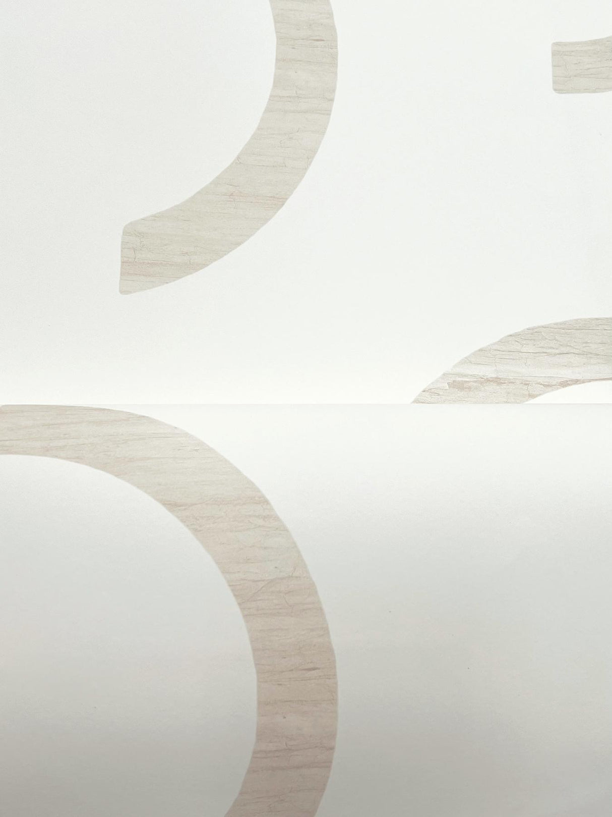 York Lunula White Wallpaper