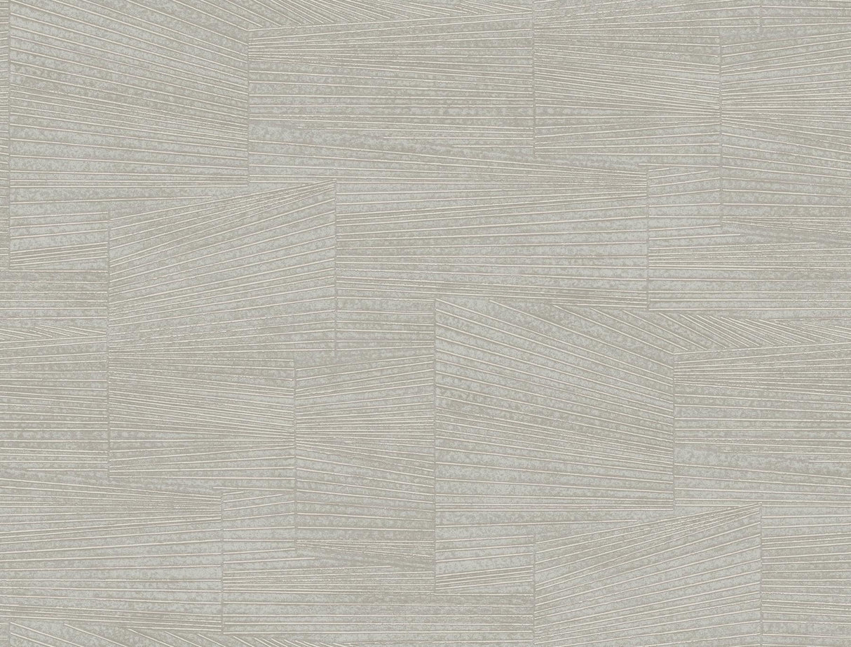 York Higher Ground Geo Grey Wallpaper