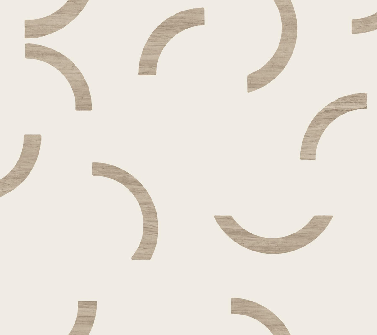 York Lunula Brown Wallpaper
