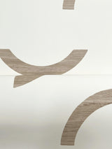 York Lunula Brown Wallpaper