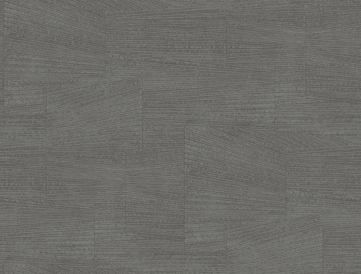 York Higher Ground Geo Black Wallpaper