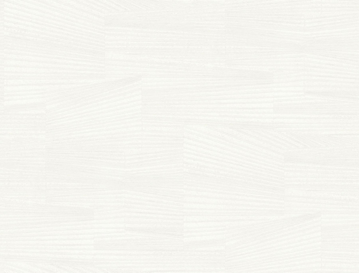York Higher Ground Geo White Wallpaper