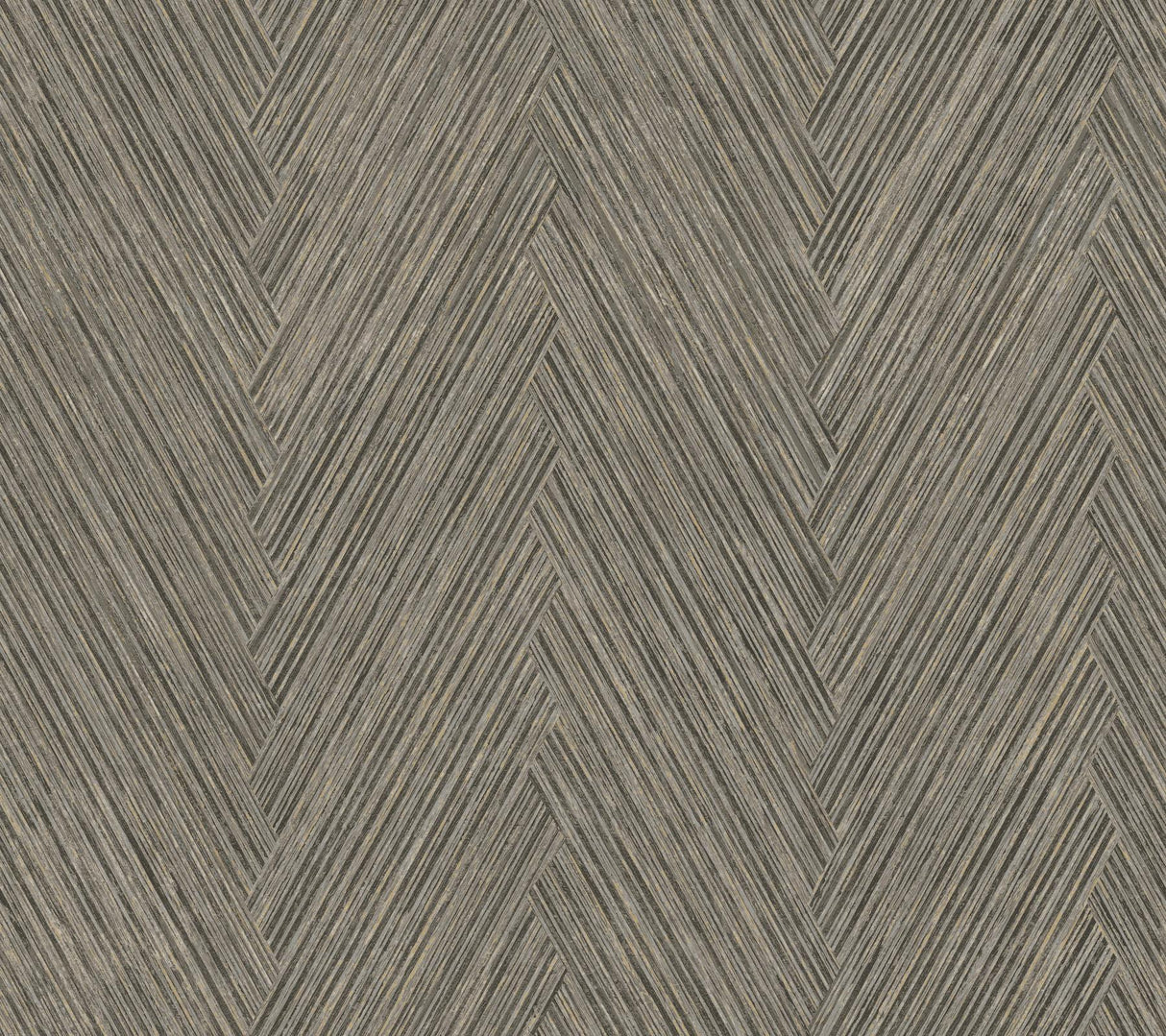 York Thatched Chevron Grey Wallpaper