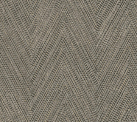 York Thatched Chevron Grey Wallpaper