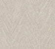 York Thatched Chevron Brown Wallpaper