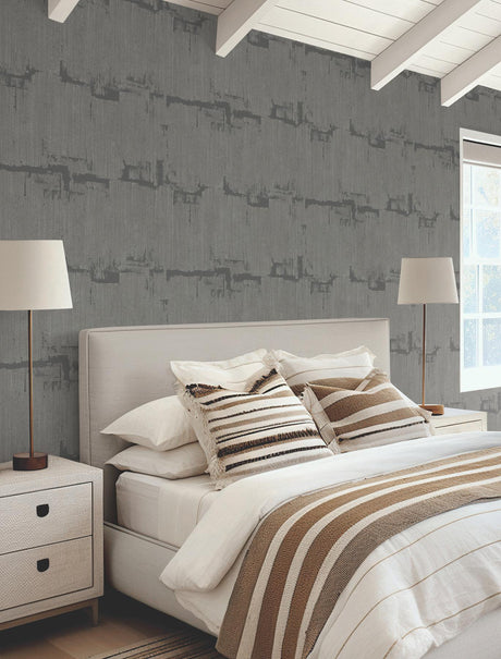 York Rhythm & Rhyme Grey Wallpaper