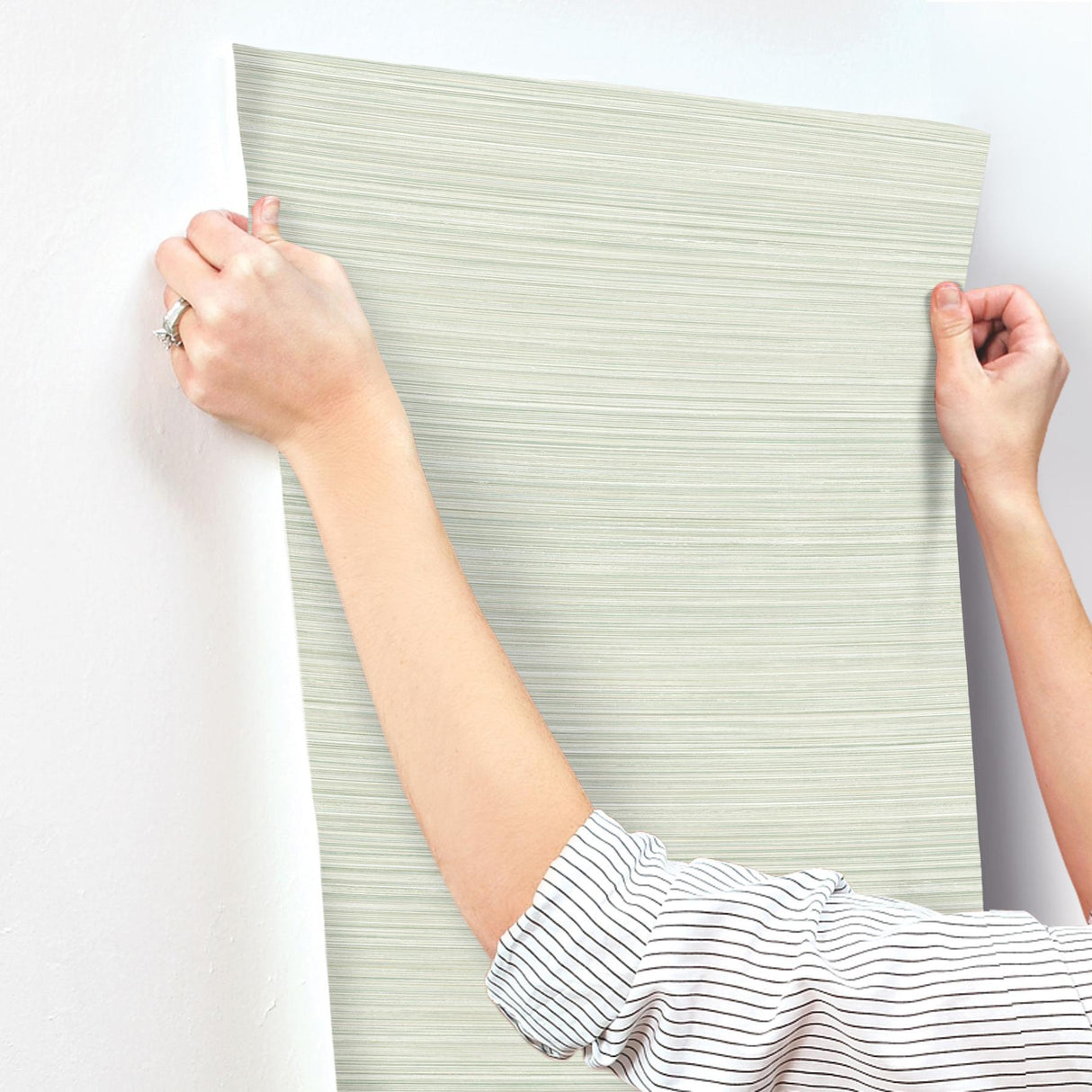 York Alignment Green Wallpaper